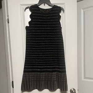 Ted Baker Black and White Patterned Mini Dress